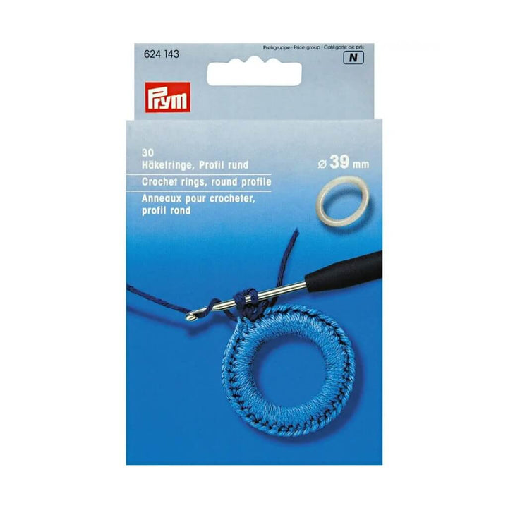 Prym Häkelringe, Farbe rund 39 mm – Kunststoff bei Lieblingsgarn