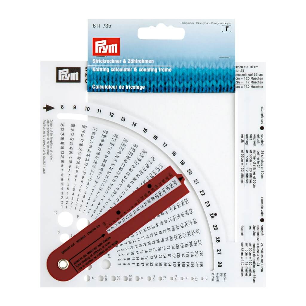 Prym Prym Strickrechner mit Zählrahmen Lieblingsgarn