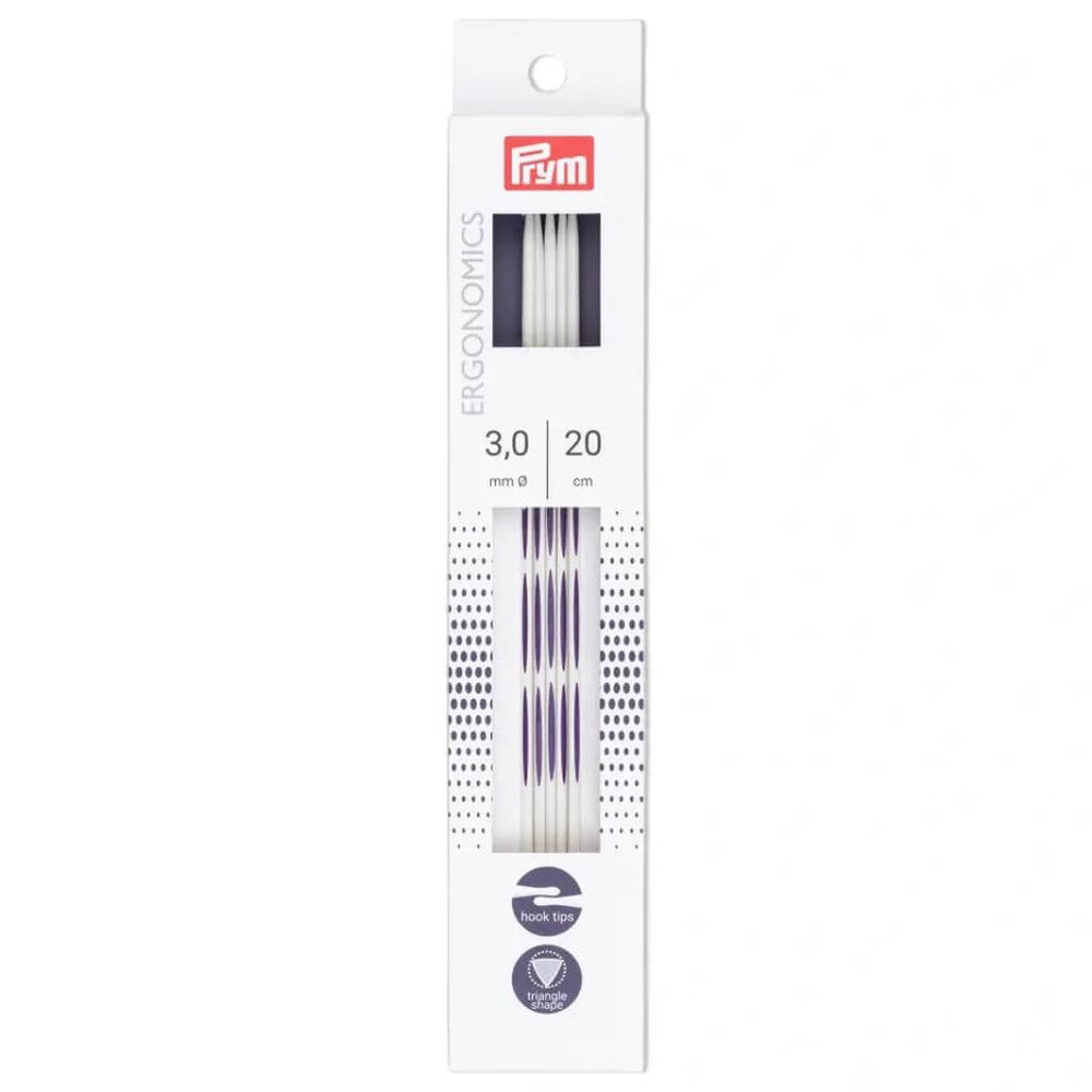 Prym 20 cm / 3 mm Prym Ergonomics Strumpfstricknadeln 20 cm Lieblingsgarn