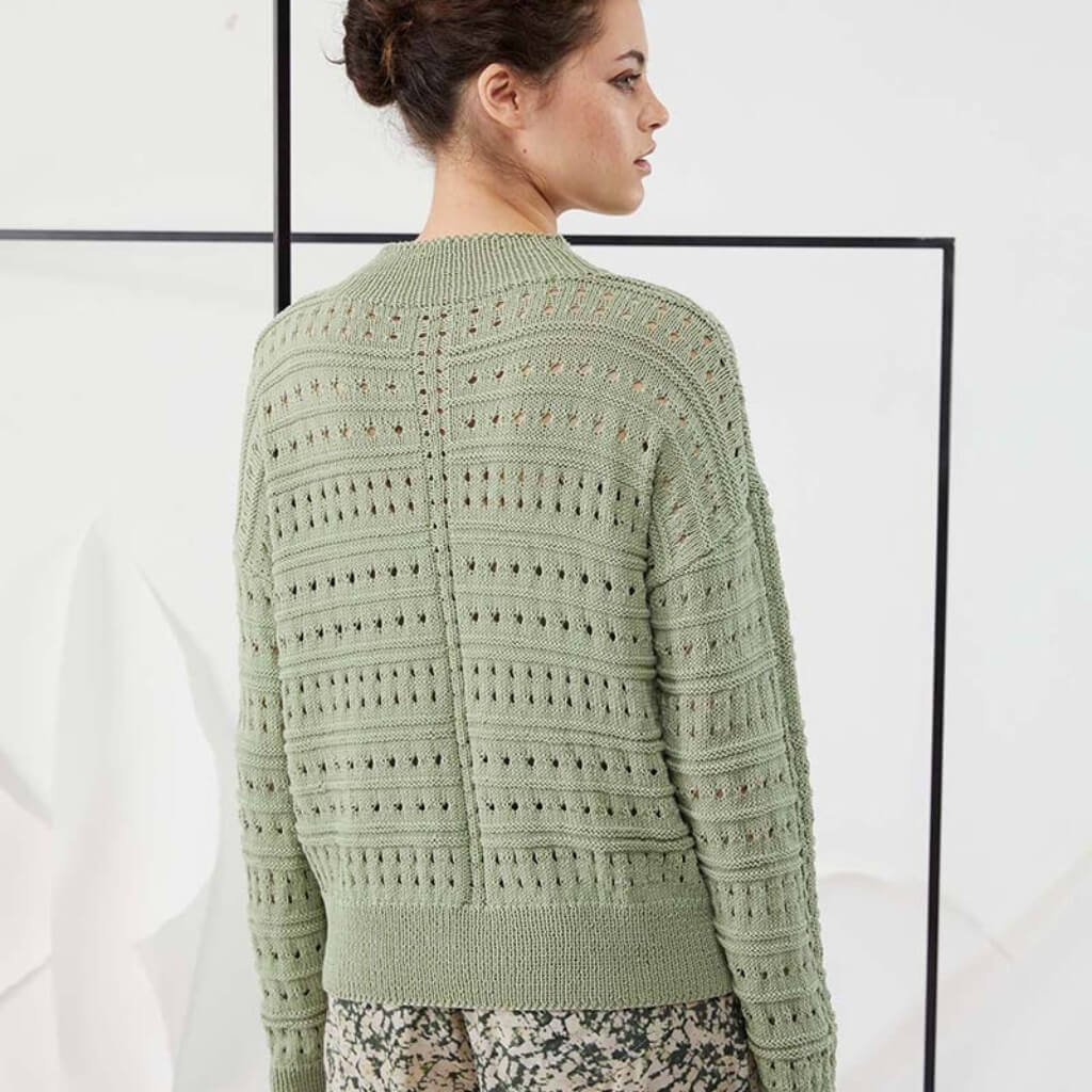 Lang Yarns Pattern Pullover mit Lochmuster Strickanleitung - Lang Yarns (PDF) Lieblingsgarn