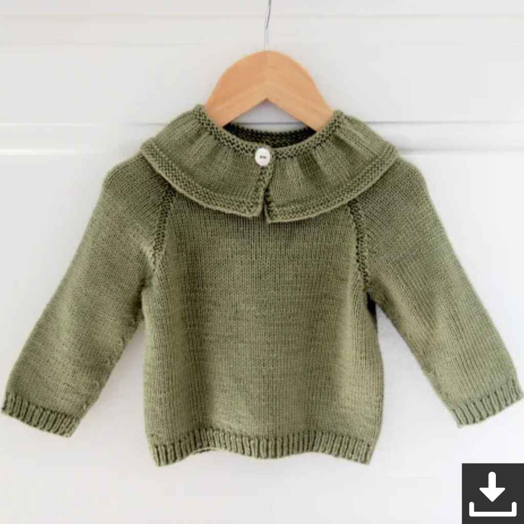 Go Handmade Pattern Pullover Classic Baby Strickanleitung - Go Handmade (PDF) Lieblingsgarn