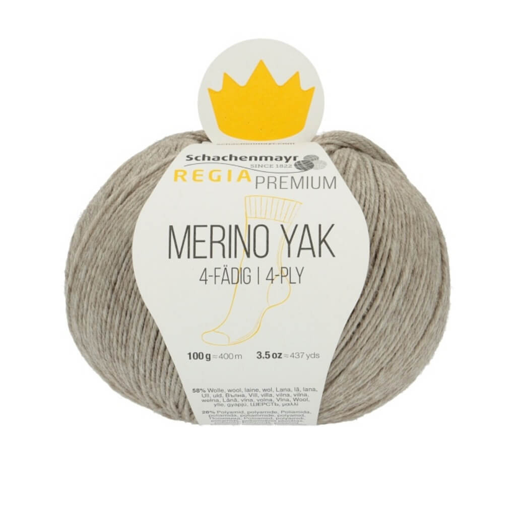 Schachenmayr 7510 - Beige Meliert Schachenmayr Regia Premium Merino Yak Lieblingsgarn