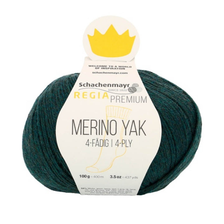 Schachenmayr 7514 - Teal Meliert Schachenmayr Regia Premium Merino Yak Lieblingsgarn