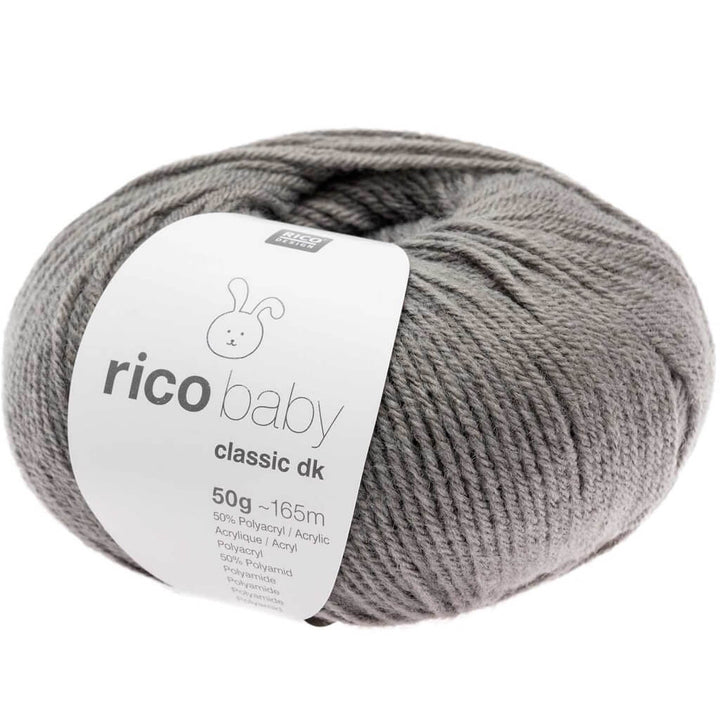 Rico Design Baby Classic DK, Farbe Stahlgrau – Polyacryl und Polyamid bei Lieblingsgarn