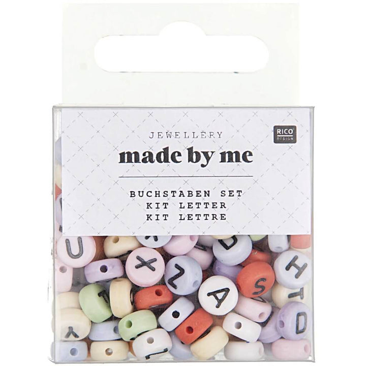 Rico Design Rico Design Buchstaben-Set Pastell - 165 Stk. Lieblingsgarn