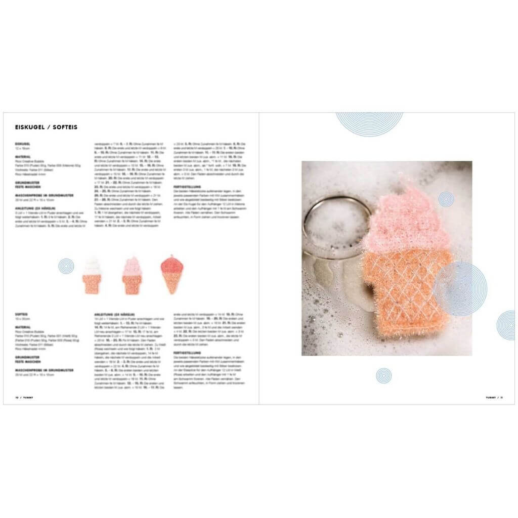 Rico Design Creative Bubble Yummy - Lustige Spülschwämme häkeln bei bei bei bei bei bei bei bei bei bei Lieblingsgarn