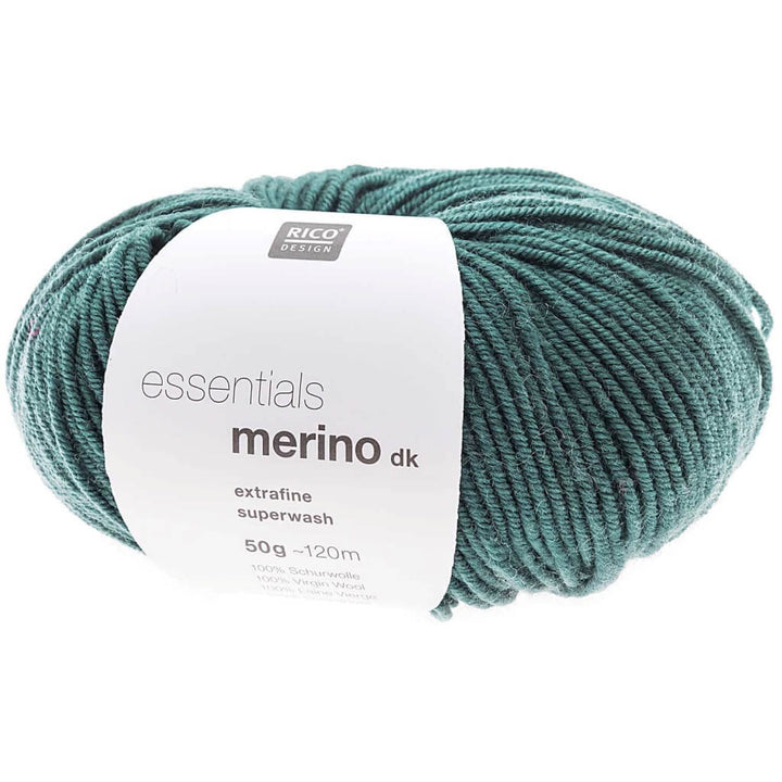 Rico Design 82 - Blau-Gruen Rico Design Essentials Merino DK 50 g Lieblingsgarn