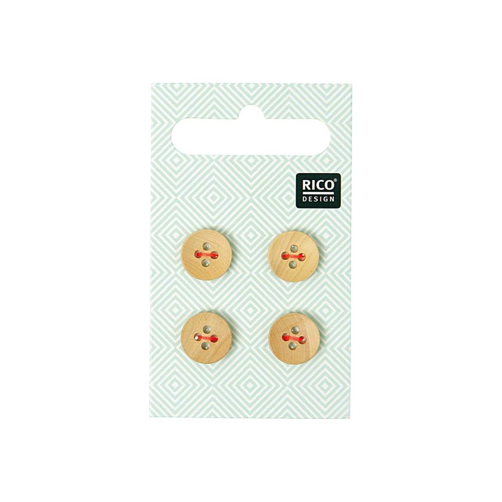Rico Design Holzknöpfe 1,1 cm bei bei bei bei bei bei bei bei bei bei Lieblingsgarn