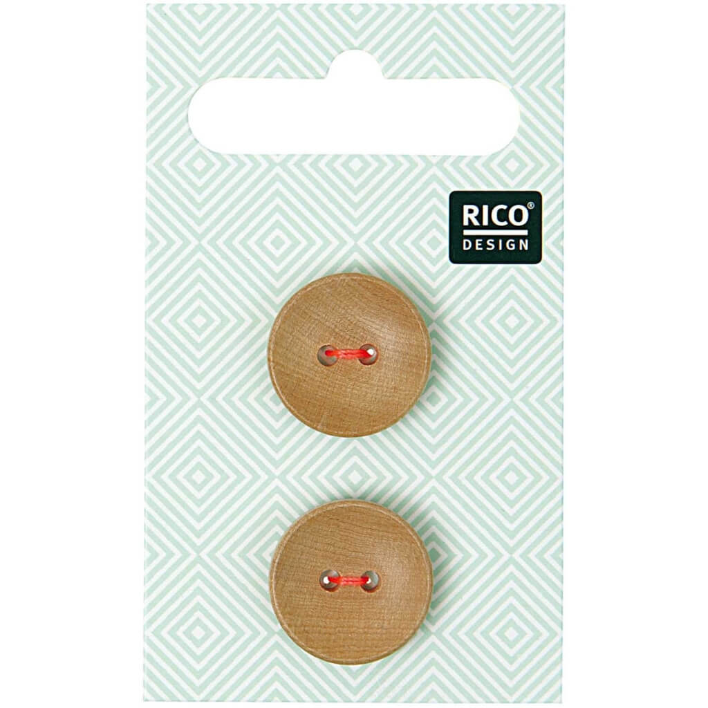 Rico Design Holzknöpfe 18 mm bei bei bei bei bei bei bei bei bei bei bei bei bei Lieblingsgarn