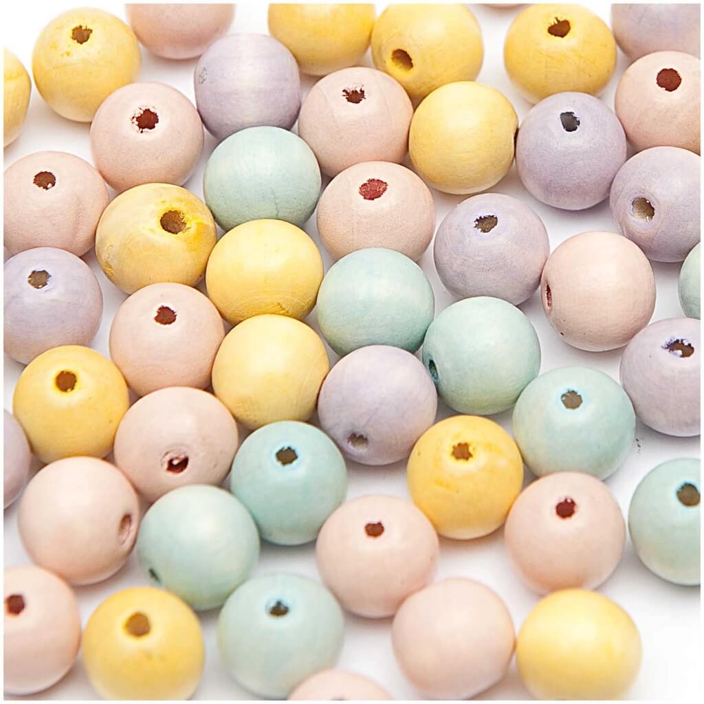 Rico Design Holzperlen Pastell - 25 Stk. bei bei bei bei bei bei bei bei bei bei bei bei bei bei bei bei Lieblingsgarn