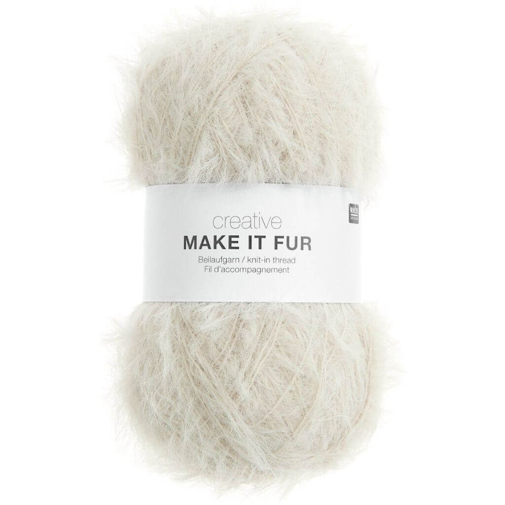 Rico Design 003 - taupe Rico Design Creative Make It Fur 50g Lieblingsgarn