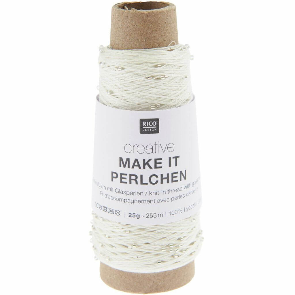 Rico Design 001 - kristall Rico Design Creative Make It Perlchen 25g Lieblingsgarn