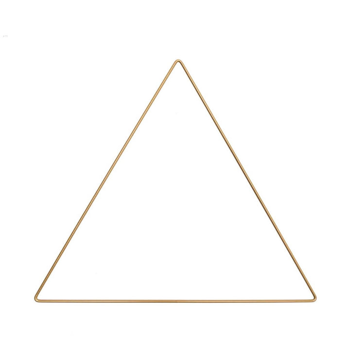 Rico Design 30 cm Rico Design Metallring Dreieck Gold Lieblingsgarn