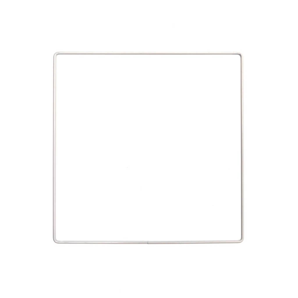 Rico Design 20 cm Rico Metallring Quadrat Weiss 10 - 30 cm bei bei bei bei bei bei bei bei bei bei bei bei Lieblingsgarn