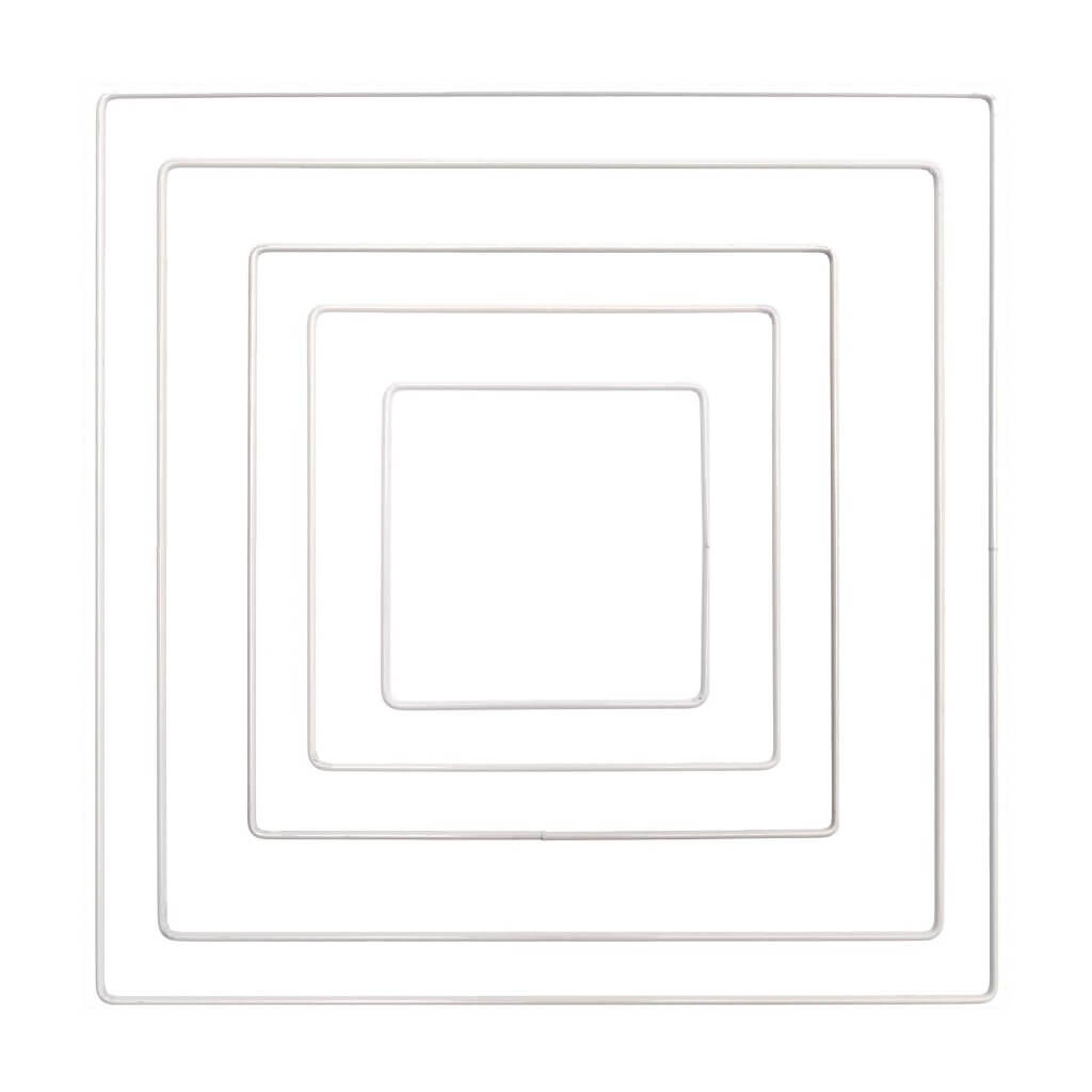 Rico Design Rico Metallring Quadrat Weiss 10 - 30 cm bei bei bei bei bei bei bei bei bei bei bei bei bei bei Lieblingsgarn
