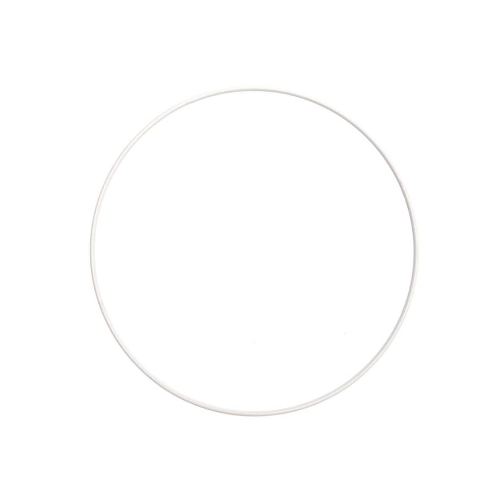 Rico Design 20 Rico Design Metallring Weiss Rund 10 - 30 cm Lieblingsgarn