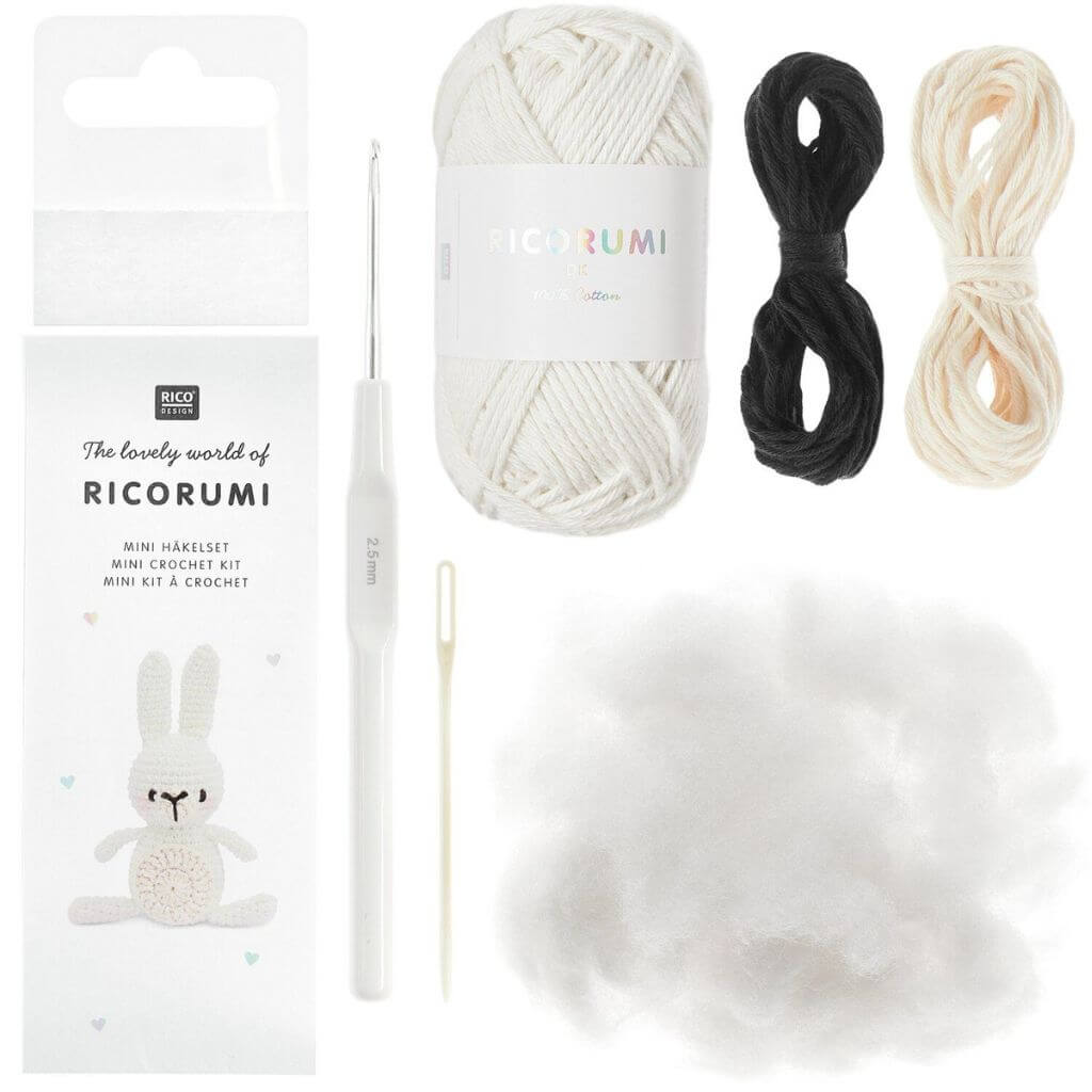 Rico Design Ricorumi Mini Easy Häkelset "Häschen" bei bei bei bei bei bei bei bei bei bei bei Lieblingsgarn