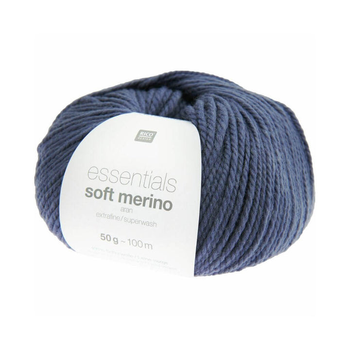 Rico Design 101 - Indigo Rico Design Essentials Soft Merino Aran Lieblingsgarn