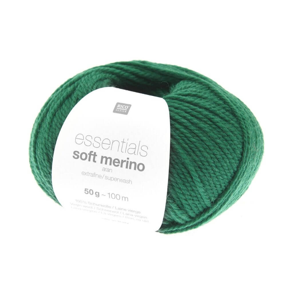Rico Design 108 - Dunkelgrün Rico Design Essentials Soft Merino Aran Lieblingsgarn