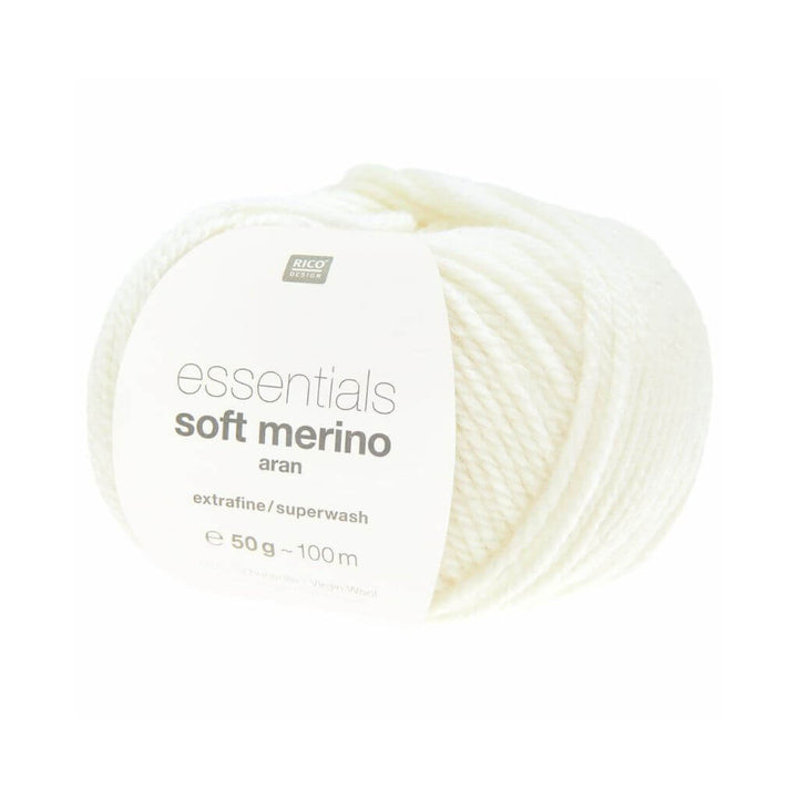 Rico Design 060 - Natur Rico Design Essentials Soft Merino Aran Lieblingsgarn