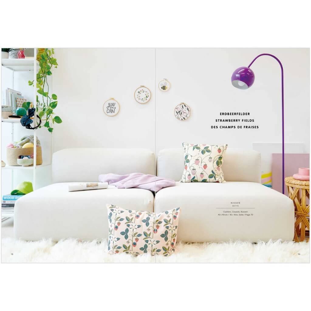 Rico Design Rico Design Stickbuch Just Bees + Fruits + Flowers Nr. 181 Lieblingsgarn