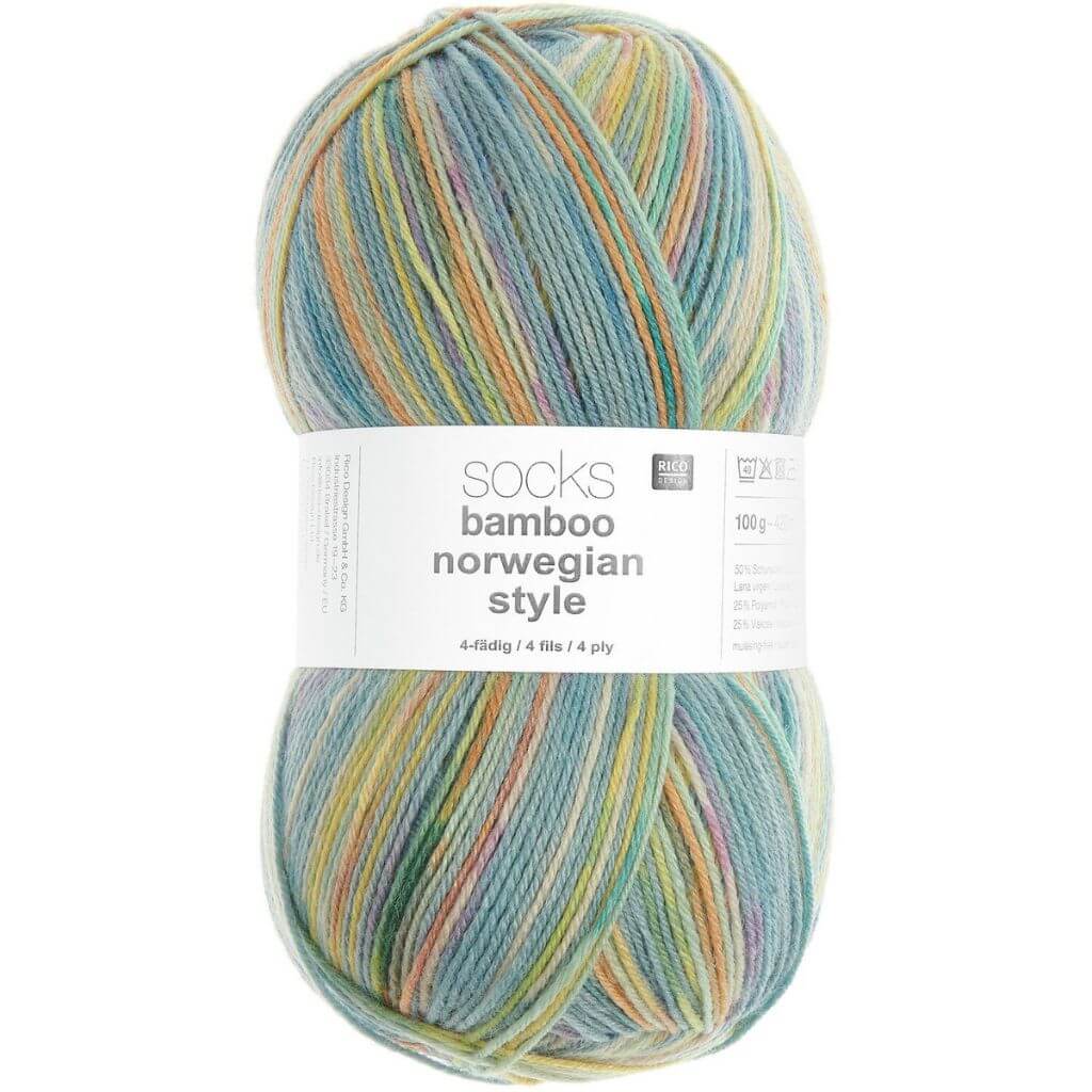 Rico Design 065 - Norwegian Style Skies Rico Design Superba Bamboo 4-fädig Lieblingsgarn