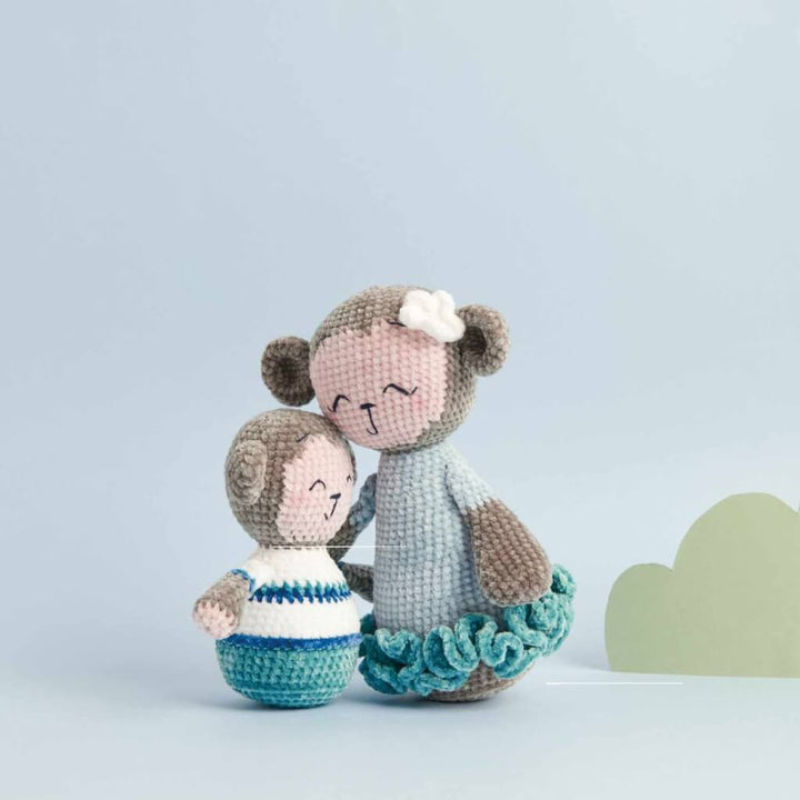Rico Design Pattern Amigurumi Affenmama &amp; Max Häkelanleitung - Rico Design (Heft) bei bei bei bei bei bei bei Lieblingsgarn