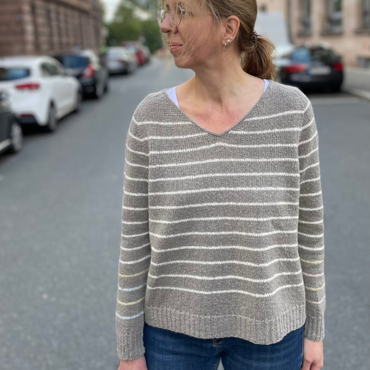 Strickauszeit Ringa Pullover Strickanleitung - Strickauszeit (PDF) Lieblingsgarn