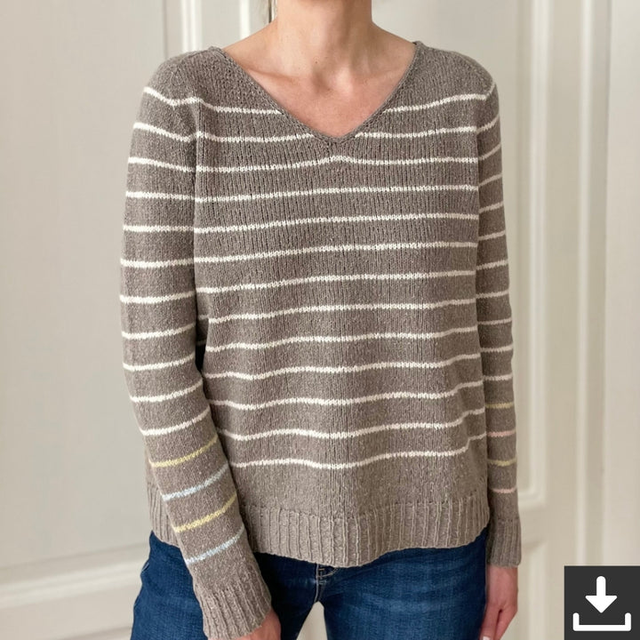 Strickauszeit Ringa Pullover Strickanleitung - Strickauszeit (PDF) Lieblingsgarn