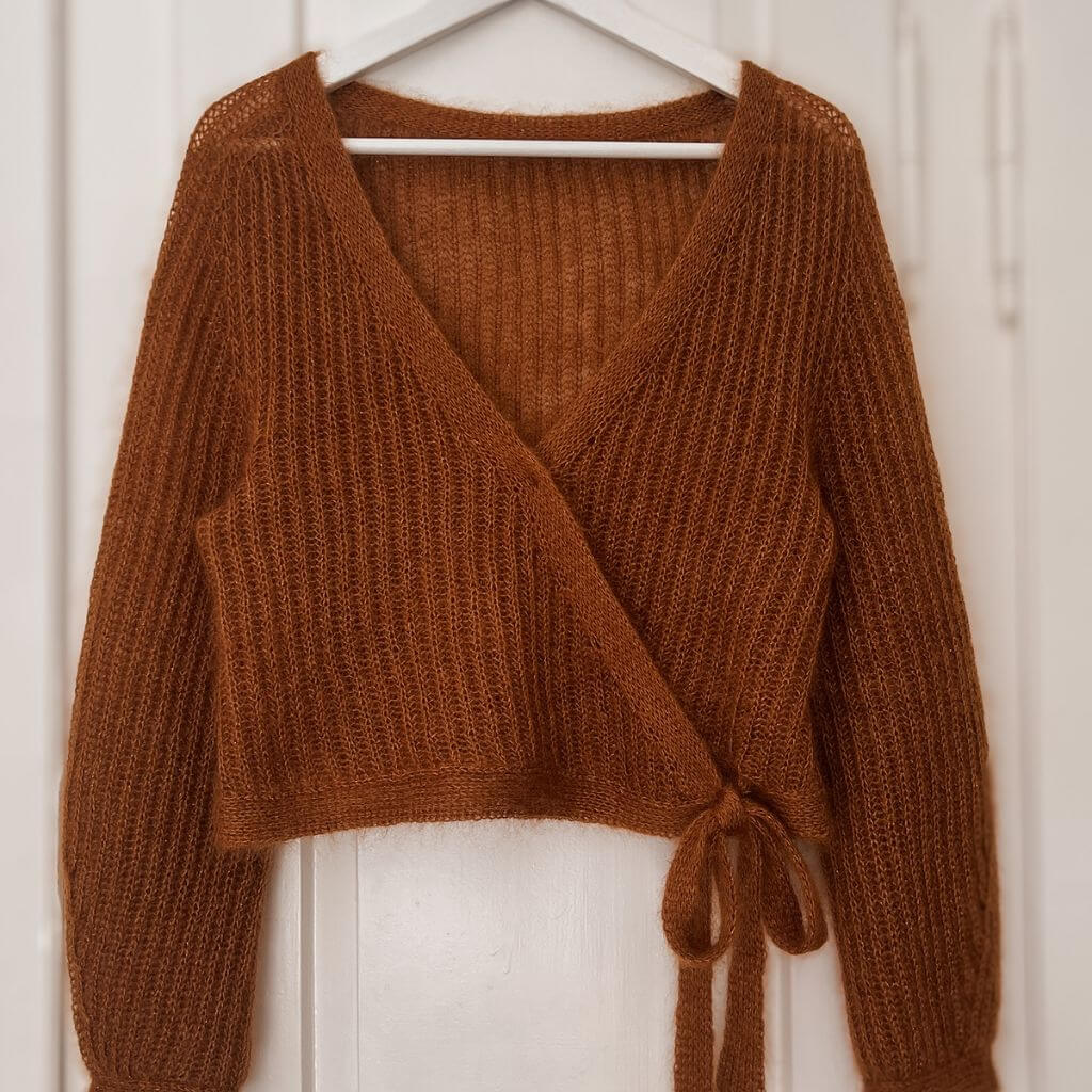 Rust Knitwear Brioche Bliss Wrap Cardigan Strickanleitung - Rust Knitwear (PDF) bei bei bei bei bei bei bei bei Lieblingsgarn