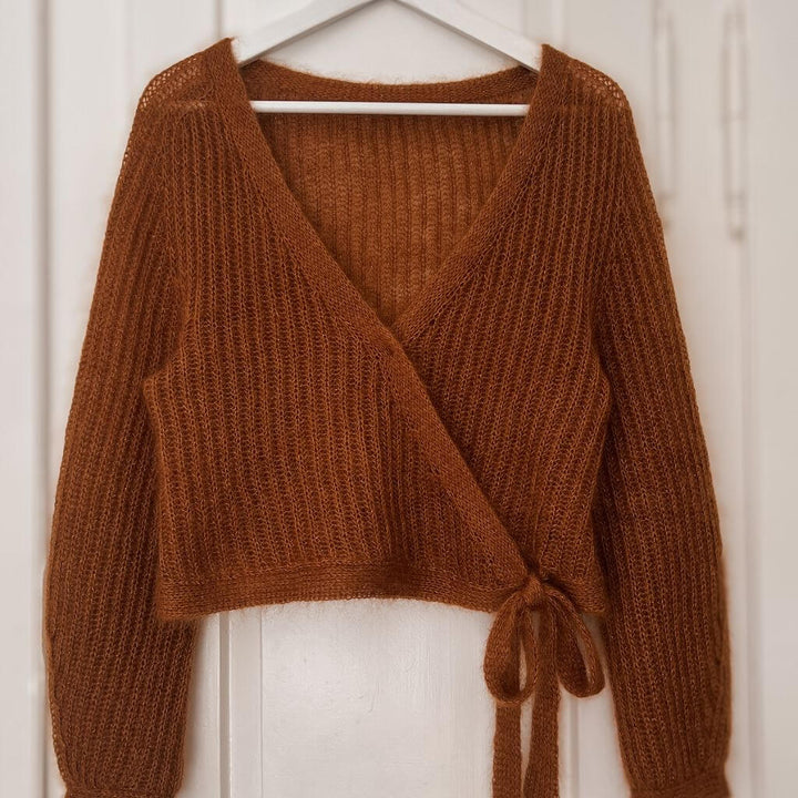 Rust Knitwear Brioche Bliss Wrap Cardigan Strickanleitung - Rust Knitwear (PDF) bei bei bei bei bei bei bei bei Lieblingsgarn