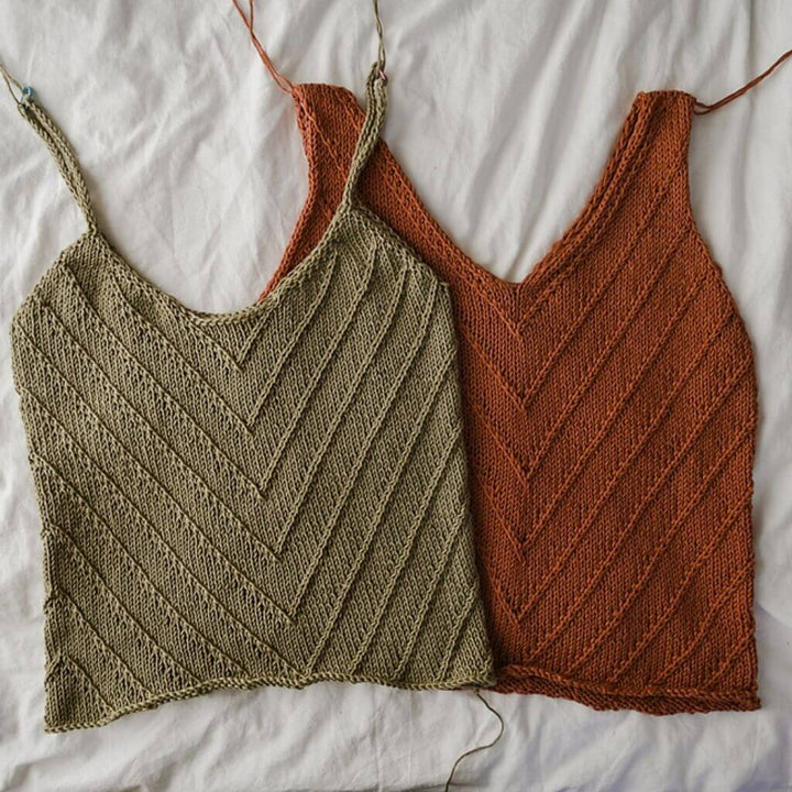 Rust Knitwear Pattern Lines Summertop Strickanleitung - Rust Knitwear (PDF) bei bei bei bei bei bei bei bei Lieblingsgarn