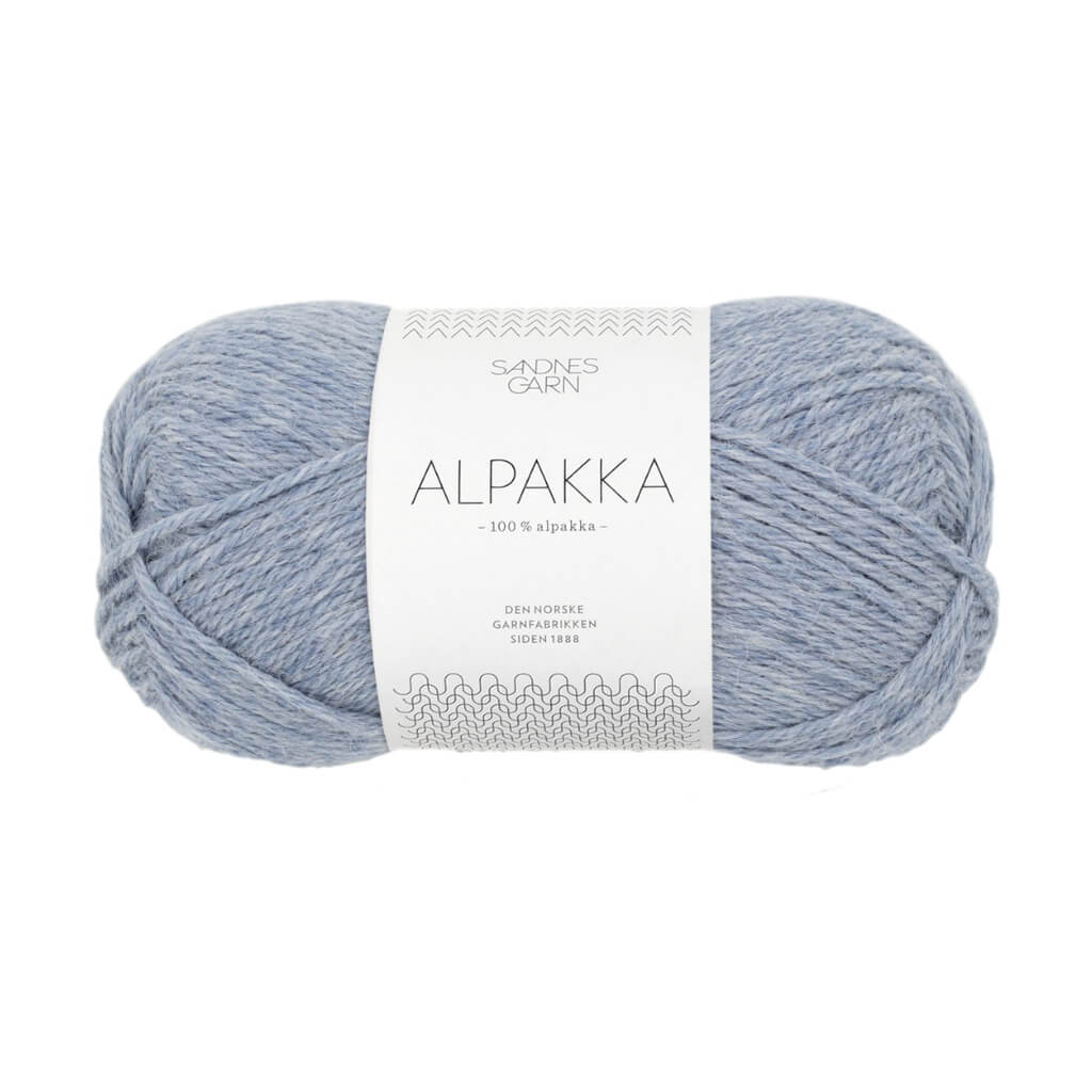 Sandnes Garn Alpakka 50g 6221 - Lys Blåmelert Lieblingsgarn