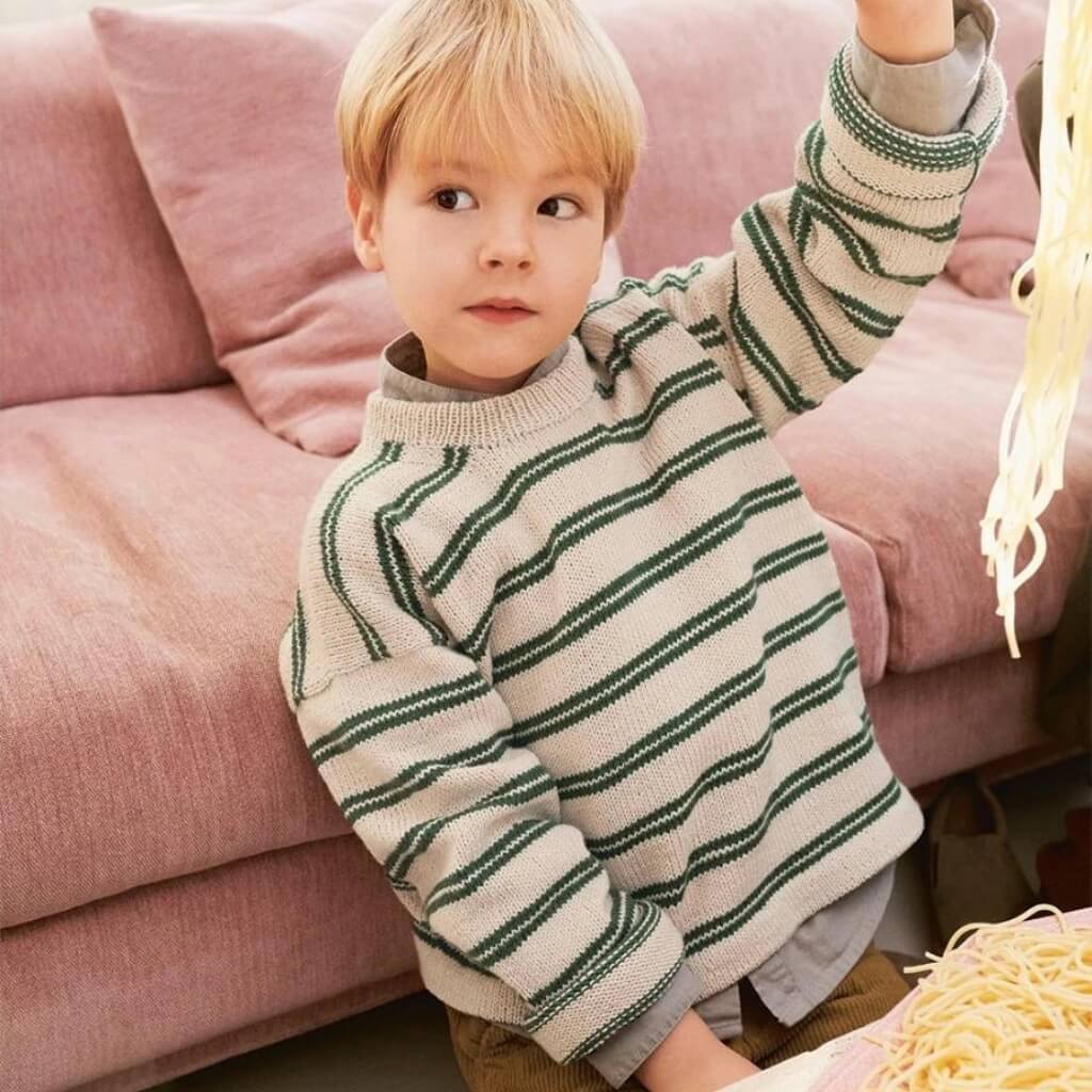 Sandnes Garn Pattern Pullover Aron Sweater Junior Strickanleitung - Sandnes Garn (Heft) bei bei bei bei bei Lieblingsgarn