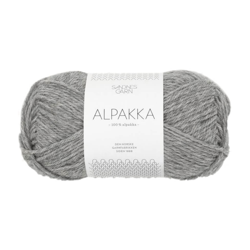 Sandnes Garn Alpakka 50g 1042 - Gråmelert Lieblingsgarn