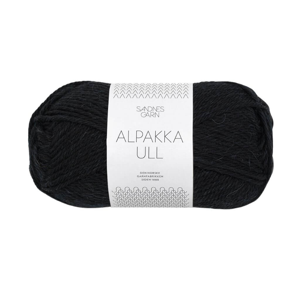 Sandnes Garn 1099 - Sort Sandnes Garn Alpakka Ull 50 g Lieblingsgarn