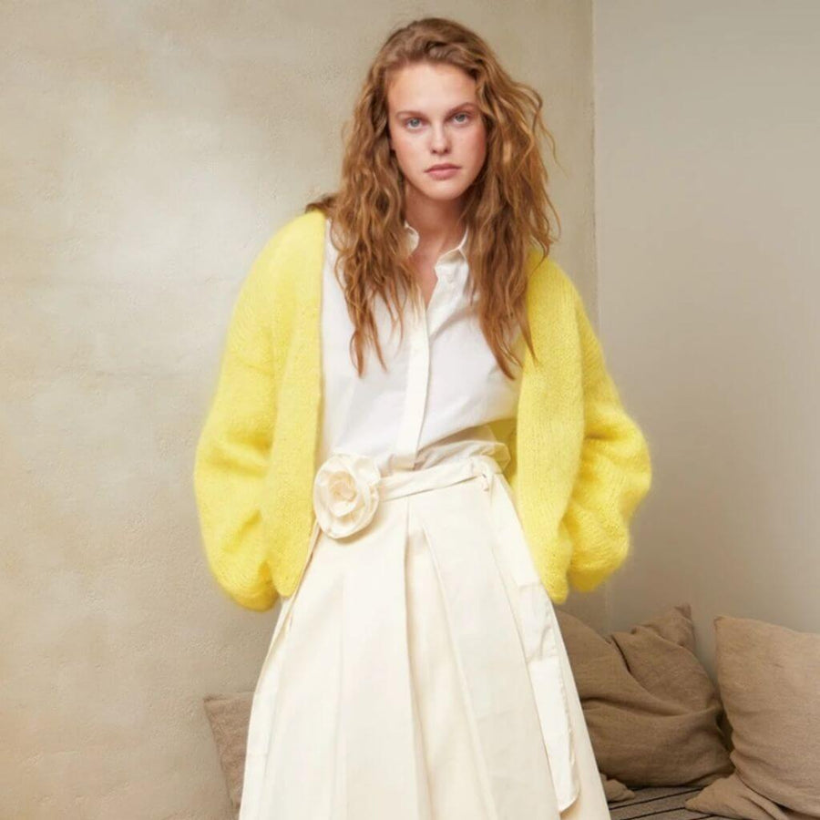 Sandnes Garn Damen Strickjacke Facile Cardigan Strickanleitung - Sandnes Garn (Heft) Lieblingsgarn