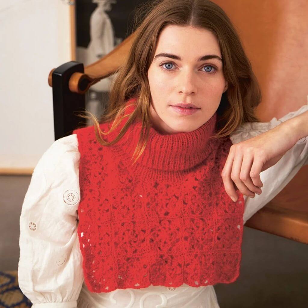 Sandnes Garn Pattern Schalkragen Fleur Neck Häkelanleitung - Sandnes Garn (Heft) Lieblingsgarn