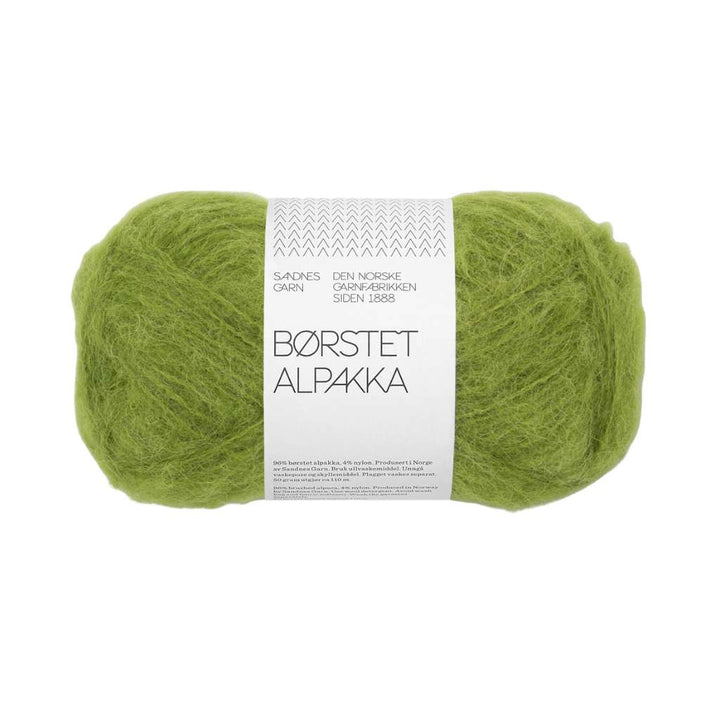 Sandnes Garn Sandnes Børstet Alpakka - 50g, Farbe 9564 matcha – Alpaka und Synthetik bei Lieblingsgarn