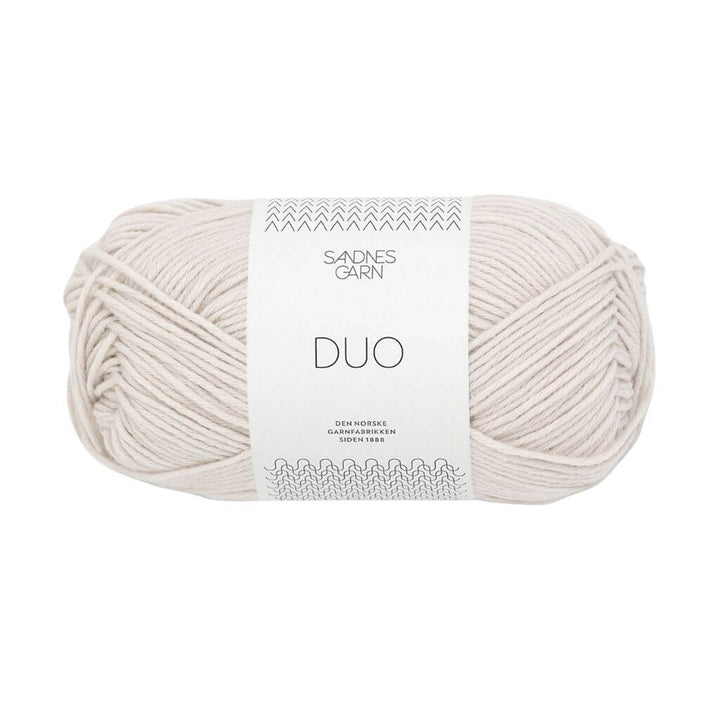 Sandnes Garn Duo, Farbe 1015 Morning Mist – Baumwolle und Merino bei Lieblingsgarn