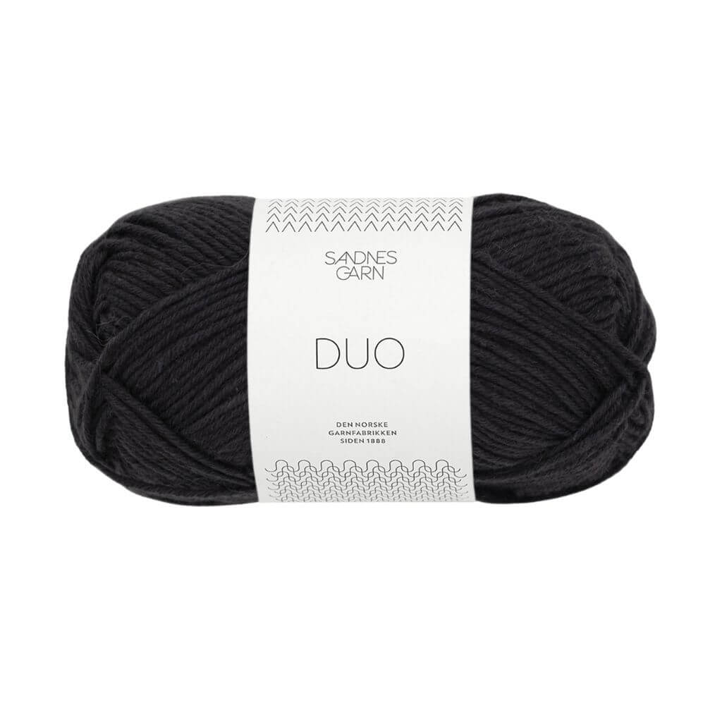 Sandnes Garn 1099 - Sort Sandnes Garn Duo - 50g Lieblingsgarn