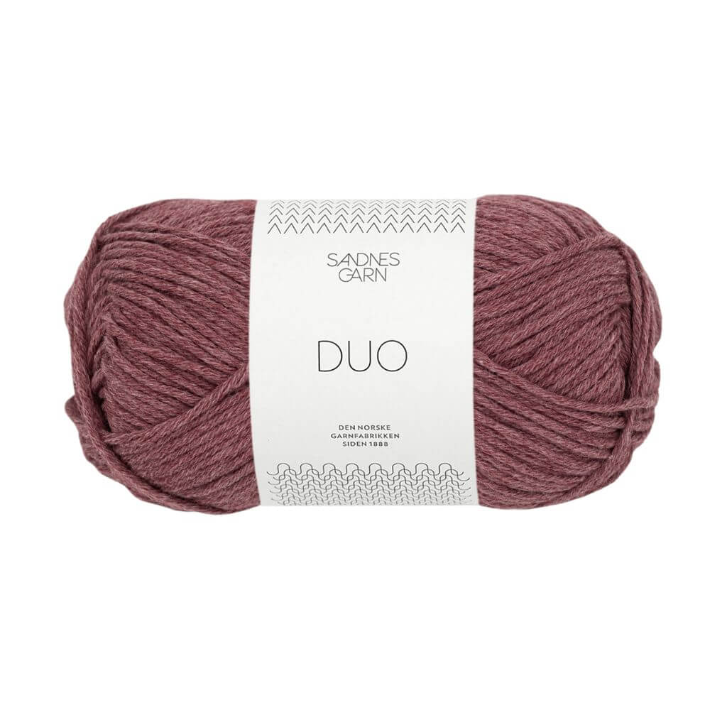 Sandnes Garn 4344 - Mørk Pudderrosa Sandnes Garn Duo - 50g Lieblingsgarn