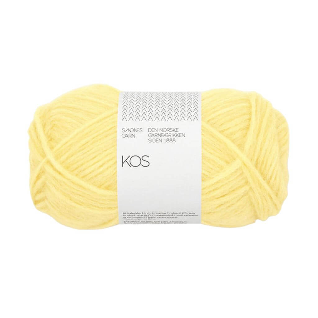 Sandnes Garn Kos, Farbe 9602 lemonade – Alpaka, Schurwolle und Synthetik bei Lieblingsgarn