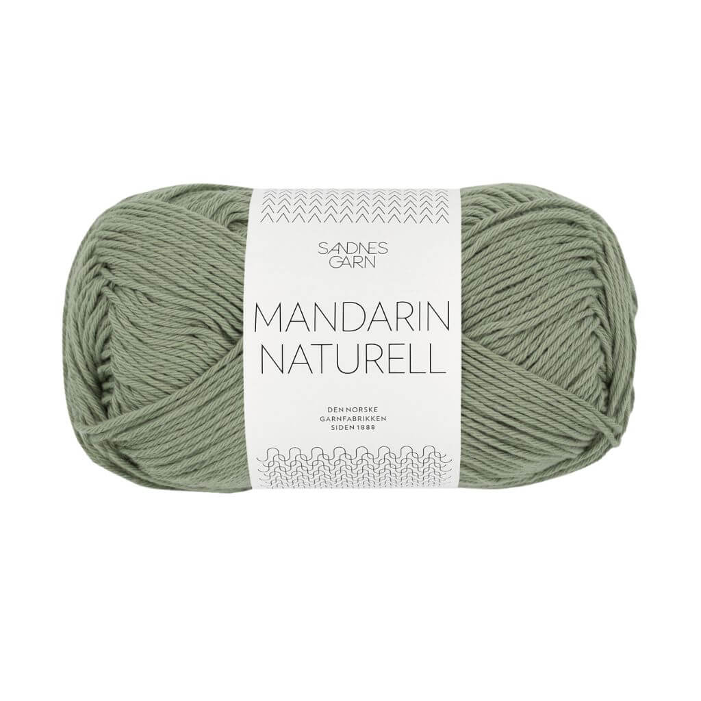 Sandnes Garn 9041 - Søvet Lys Grønn Sandnes Garn Mandarin Naturell - 50g Lieblingsgarn
