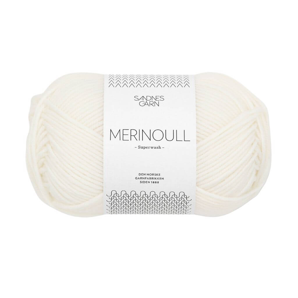 Sandnes Garn 1001 - Optisk Hvit Sandnes Garn Merinoull - 50g Lieblingsgarn