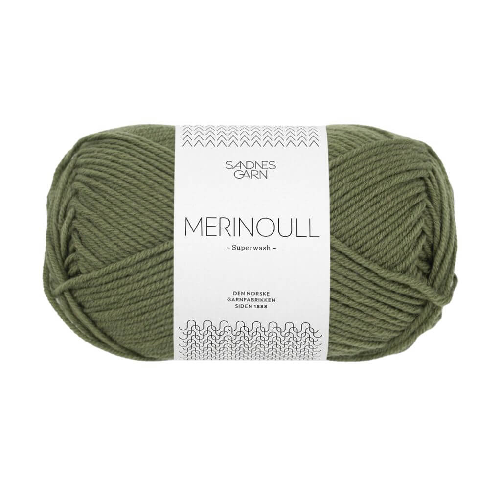Sandnes Garn 9062 - Olivengrønn Sandnes Garn Merinoull - 50g Lieblingsgarn