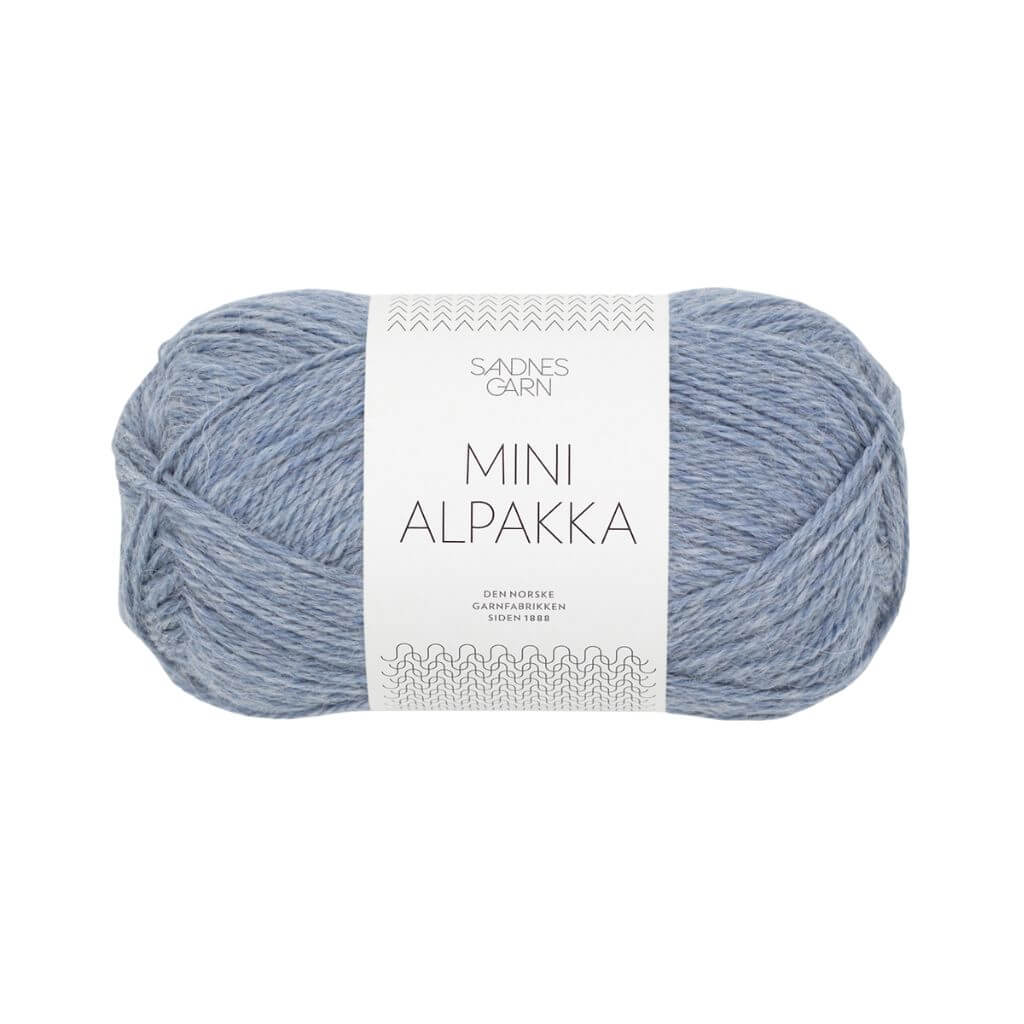 Sandnes Garn Mini Alpakka, Farbe 6221 Lys Blå melert – Alpaka bei Lieblingsgarn