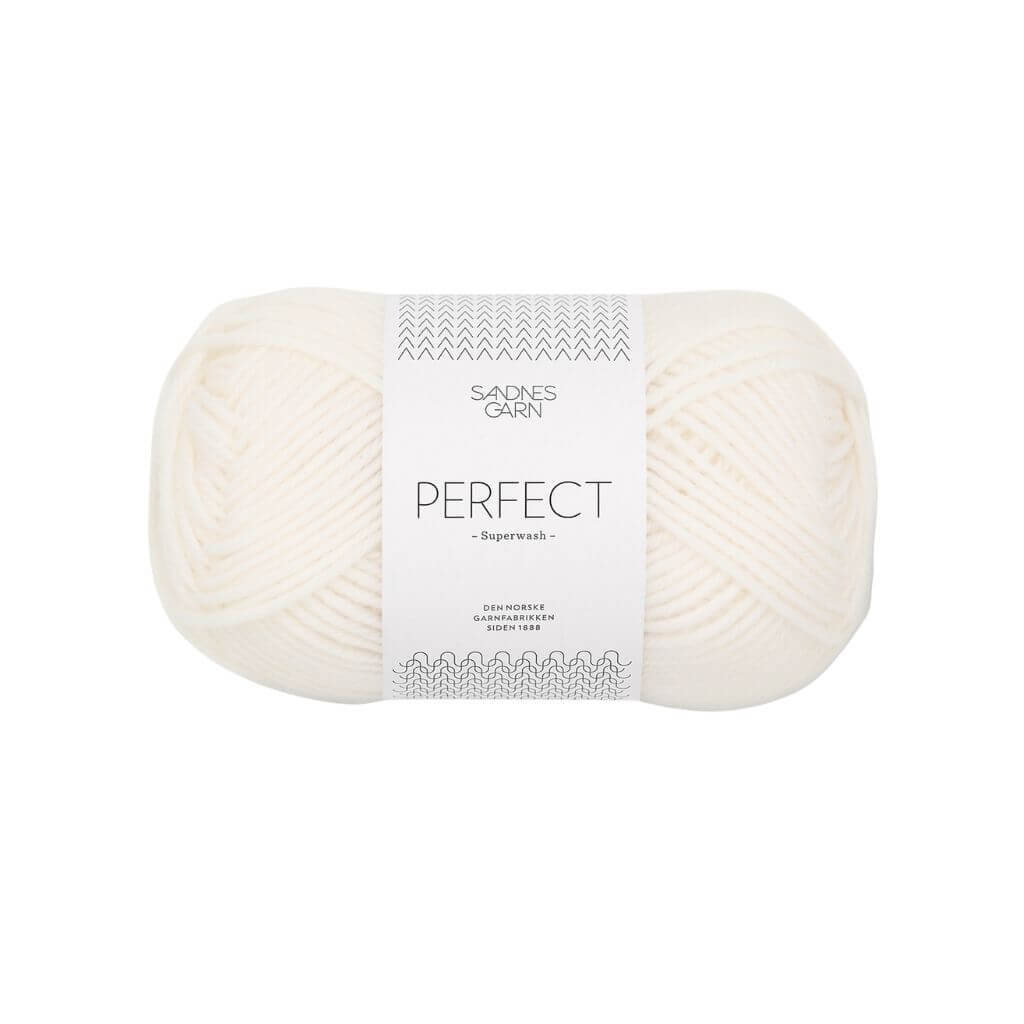 Sandnes Garn 1002 - Hvit Sandnes Garn Perfect 50g Lieblingsgarn