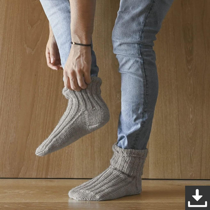 Sandnes Garn Rippensocken klassisch Strickanleitung - Sandnes Garn (PDF) bei bei bei bei bei bei bei bei bei Lieblingsgarn