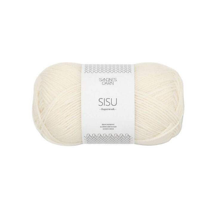 Sandnes Garn 1012 - Natur Sandnes Garn Sisu 50 g - Sockenwolle Superwash Lieblingsgarn